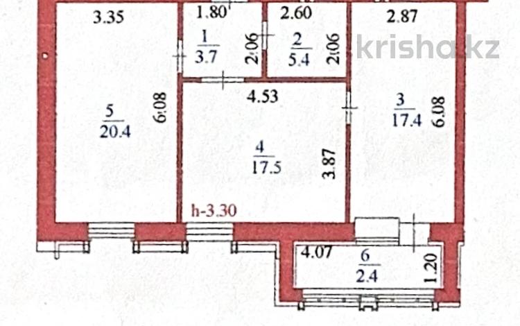 2-комнатная квартира · 68 м² · 2/8 этаж, Умай Ана 15 — Коргалжынское шоссе за 59.5 млн ₸ в Астане, Есильский р-н — фото 60