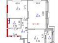2-комнатная квартира · 66.2 м² · 4/16 этаж, Кошкарбаева 1/6 блок 8 за 54.8 млн ₸ в Астане, Алматы р-н — фото 8