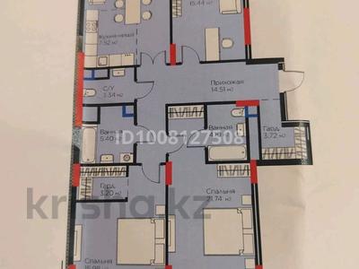 4-бөлмелі пәтер · 114.16 м² · 9/12 қабат, Турар Рыскулов 18, бағасы: 80.5 млн ₸ в Астане, Есильский р-н