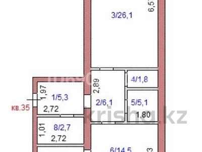 2-комнатная квартира, 68.8 м², 5/5 этаж, Байтурсынова 78 — Садвакасова за ~ 16.9 млн 〒 в Кокшетау