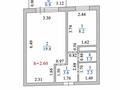 1-комнатная квартира · 36 м² · 5/5 этаж, Ташенова 15 за 14 млн ₸ в Астане, р-н Байконур — фото 2