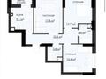 3-комнатная квартира · 82.8 м² · 9/16 этаж, Ашимова 91 за 40 млн ₸ в Караганде, Казыбек би р-н — фото 3