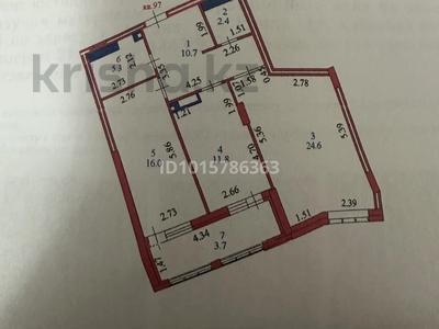 2-бөлмелі пәтер · 75 м², Кабанбай батыра 9, бағасы: 90 млн ₸ в Астане, Нура р-н