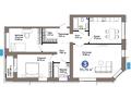 3-комнатная квартира · 111.75 м² · 2/12 этаж, Е-899 5/1 за ~ 98.3 млн ₸ в Астане, Нура р-н — фото 3