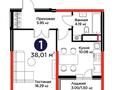 1-бөлмелі пәтер · 38.1 м² · 8/9 қабат, Е 908 23 — С УЛУЧШЕННЫМ РЕМОНТОМ ОТ BI GROUP!!! ОДНОПОДЪЕЗДНЫЙ,МАЛОЭТАЖНЫЙ ДОМ, НЕ В 17 ЭТАЖКЕ!, бағасы: 29 млн ₸ в Астане, Нура р-н
