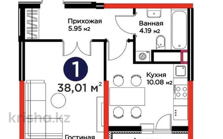 1-бөлмелі пәтер · 38.1 м² · 8/9 қабат, Е 908 23 — С УЛУЧШЕННЫМ РЕМОНТОМ ОТ BI GROUP!!! ОДНОПОДЪЕЗДНЫЙ,МАЛОЭТАЖНЫЙ ДОМ, НЕ В 17 ЭТАЖКЕ!, бағасы: 29 млн ₸ в Астане, Нура р-н — фото 25