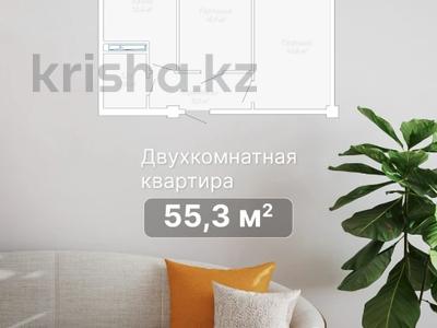 2-комнатная квартира · 55.3 м² · 7/9 этаж, Есенберлина 94 — КВАРТИРА ПО ЦЕНЕ ЗАСТРОЙЩИКА за ~ 29.9 млн 〒 в Усть-Каменогорске