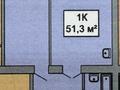 2-бөлмелі пәтер, 52.3 м², 8/9 қабат, Бухар Жырау 179 — Естая-Короленко, бағасы: 18.5 млн 〒 в Павлодаре — фото 3