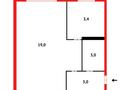 1-бөлмелі пәтер · 30 м² · 1/5 қабат, пр. Момышулы, бағасы: 5.5 млн ₸ в Темиртау — фото 8