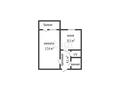 1-комнатная квартира · 35 м² · 1/5 этаж, 7-й микрорайон, 7 мкр 4а за 18 млн ₸ в Костанае — фото 2