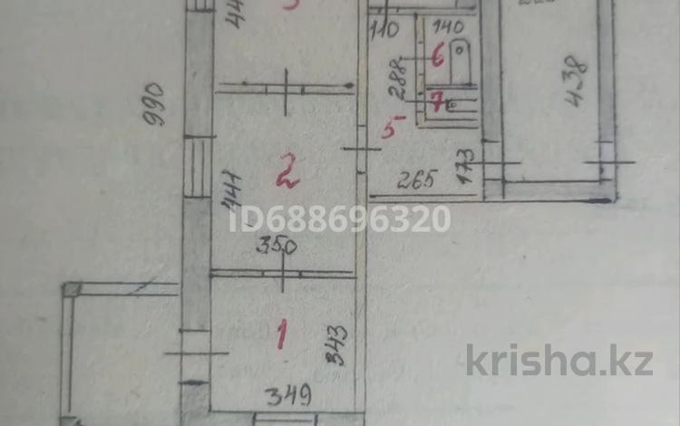 3-комнатная квартира, 60.9 м², 1/2 этаж, Абая за 18 млн 〒 в Балхаше — фото 2