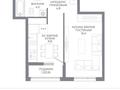 1-комнатная квартира · 35.5 м² · 7/9 этаж, Ахмет Байтурсынулы 10/3 — БЕЗ КОМИССИИ за ~ 19.1 млн ₸ в Астане, Сарайшык р-н — фото 2