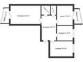 3-бөлмелі пәтер · 83.3 м² · 2/6 қабат, саина 30б, бағасы: 28 млн ₸ в Кокшетау — фото 11