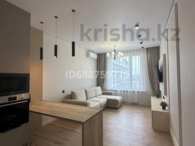 2-комнатная квартира, 55 м², 16/16 этаж помесячно, Сатпаева 133/6 — Сатпаева Тлендиева за 430 000 〒 в Алматы, Бостандыкский р-н