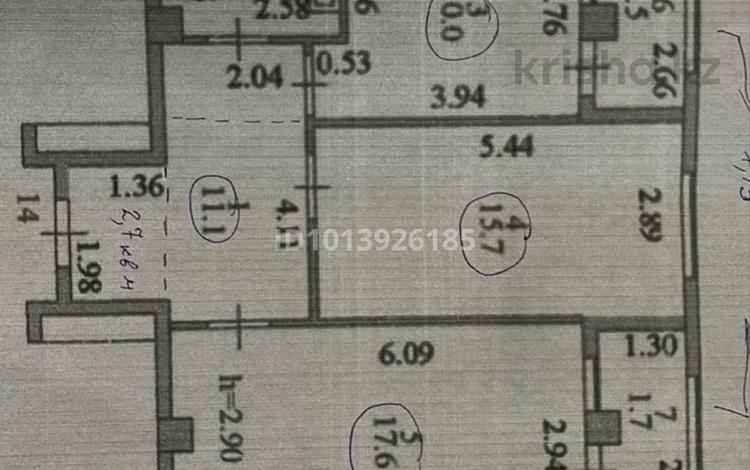 2-комнатная квартира · 62.9 м² · 3/10 этаж, Култегин 11/1 за 33 млн ₸ в Астане, Нура р-н — фото 3