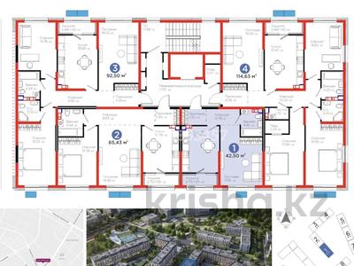1-комнатная квартира · 42.5 м² · 5/6 этаж, Тараз за 33.5 млн ₸ в Алматы, Турксибский р-н