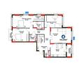 4-комнатная квартира · 145 м² · 11/12 этаж, Бухар жырау 33/2 за 140 млн ₸ в Астане, Есильский р-н
