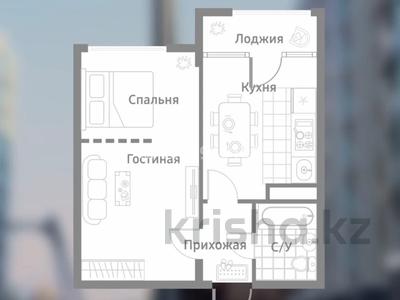 1-комнатная квартира · 42.2 м² · 3/7 этаж, Кульджинский тракт 39 — Бухтарминская за 23.8 млн ₸ в Алматы, Турксибский р-н