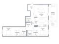 4-комнатная квартира · 157.6 м² · 3/3 этаж, мкр Мирас, Мкр. Мирас 33 B за ~ 283.7 млн ₸ в Алматы, Бостандыкский р-н — фото 4