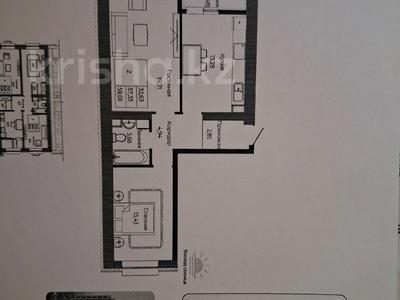 2-комнатная квартира · 59 м² · 5/9 этаж, Айтматова 21 за 29.5 млн ₸ в Астане, Нура р-н