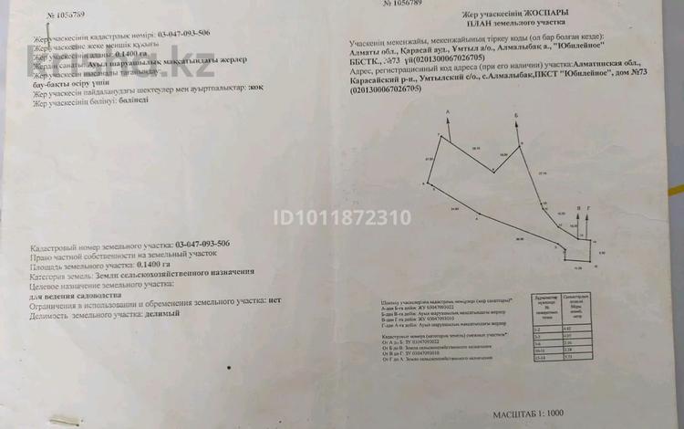 Участок · 9 соток, Юбилейная 73 за 5 млн ₸ в  — фото 2