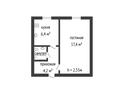 1-комнатная квартира · 30.4 м² · 1/5 этаж, мкр 5, Есет батыра за 8.6 млн 〒 в Актобе — фото 15