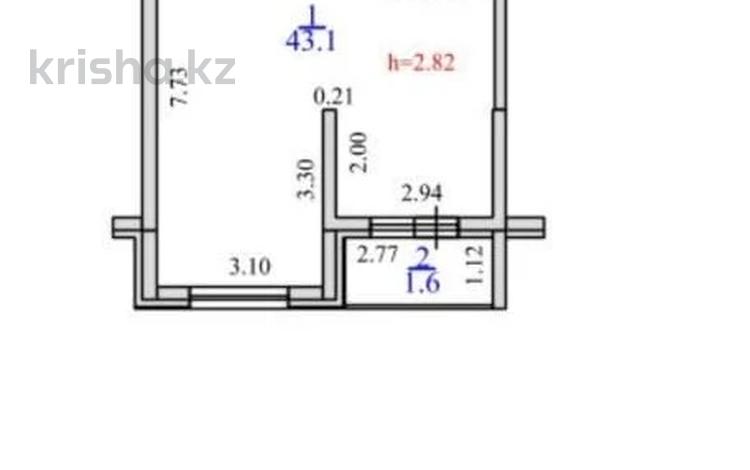 2-комнатная квартира · 43 м² · 3/7 этаж, Рыскулова — Рыскулова София за 28 млн ₸ в Алматы, Алатауский р-н — фото 3