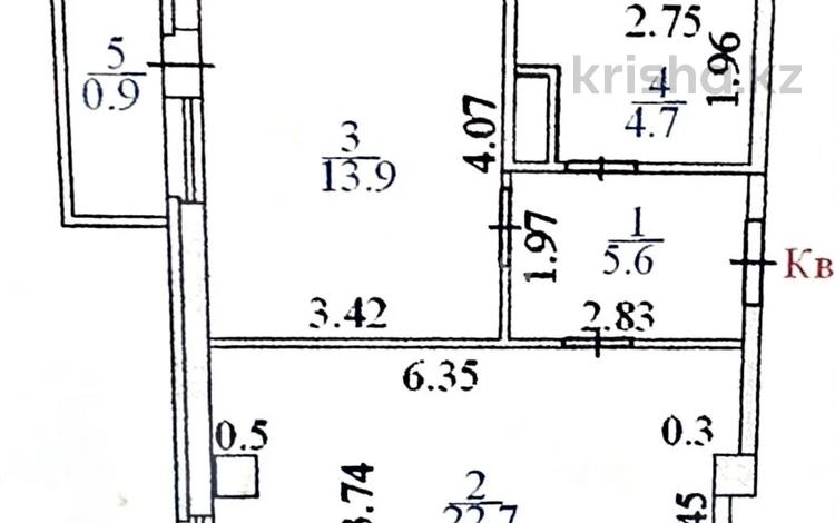 1-комнатная квартира · 48 м² · 7/12 этаж, Кошкарбаева 40/1 за 170 000 ₸ в Астане, Алматы р-н — фото 13
