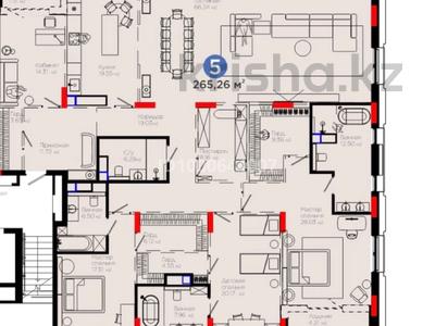 5-комнатная квартира · 265 м² · 2/6 этаж, Тасшокы, 4​ 4 — Шарль де Голль за 280 млн 〒 в Астане, Алматы р-н