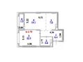 2-комнатная квартира · 45 м² · 9/9 этаж, E 511 25 за 21.9 млн ₸ в Астане, Есильский р-н