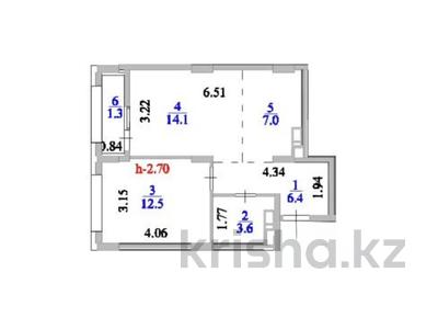 2-комнатная квартира · 45 м² · 9/9 этаж, E 511 25 за 21.9 млн ₸ в Астане, Есильский р-н