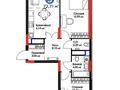 3-комнатная квартира · 73 м² · 9/17 этаж, Турар Рыскулов 16/2 за 53.9 млн ₸ в Астане, Есильский р-н — фото 12