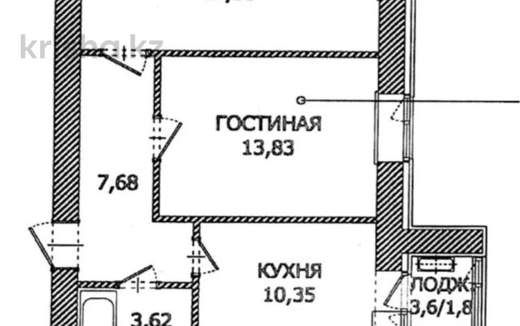 2-бөлмелі пәтер, 55 м², 12/12 қабат, Айтматова 45, бағасы: 18.1 млн 〒 в Астане — фото 2