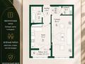 1-комнатная квартира · 39.4 м², Культегин участок №16 за 22 млн ₸ в Астане, Нура р-н