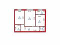 2-бөлмелі пәтер · 55 м² · 3/6 қабат, ​067-й учетный квартал 464/8, бағасы: 20.5 млн ₸ в Караганде, Алихана Бокейханова р-н — фото 11