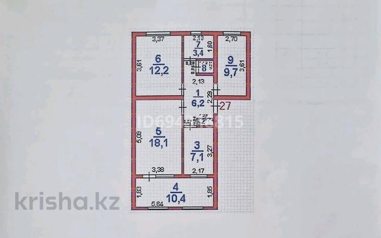 4-бөлмелі пәтер · 68 м² · 2/4 қабат, Ерманова 13 — Тəуелсіздік паркі Парк независимости, бағасы: 29.5 млн ₸ в Шымкенте, Аль-Фарабийский р-н — фото 2