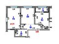 2-бөлмелі пәтер · 56.9 м² · 4/6 қабат, мкр Кайрат, Тараз 8/1, бағасы: 47 млн ₸ в Алматы, Турксибский р-н — фото 2
