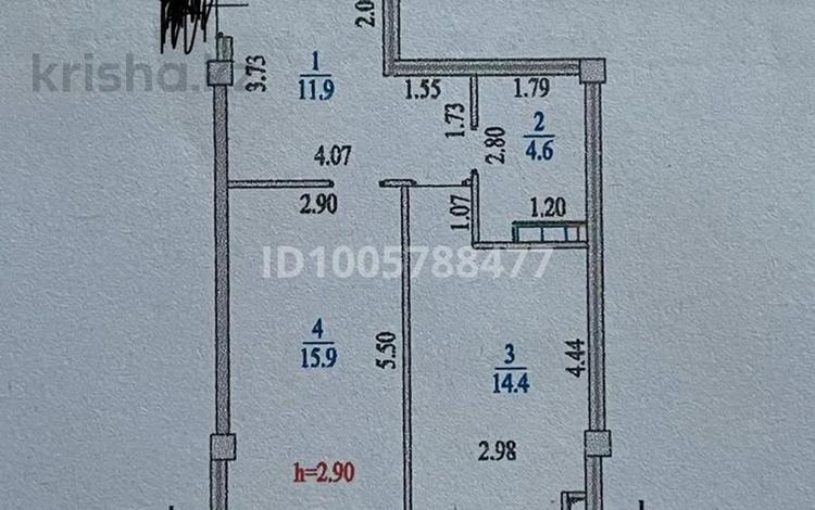 1-комнатная квартира · 46.8 м² · 4/4 этаж, мкр Нуршашкан (Колхозши), Санлак за 34 млн ₸ в Алматы, Турксибский р-н — фото 44