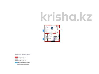 1-комнатная квартира · 38 м², проспект Байдибек би за 18.4 млн ₸ в Шымкенте, Абайский р-н