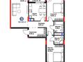 3-комнатная квартира · 90.48 м² · 9/9 этаж, ​Аль-Фараби проспект — Аль-Фараби пересечение Кабанбай батыра за 55 млн ₸ в Астане, Есильский р-н