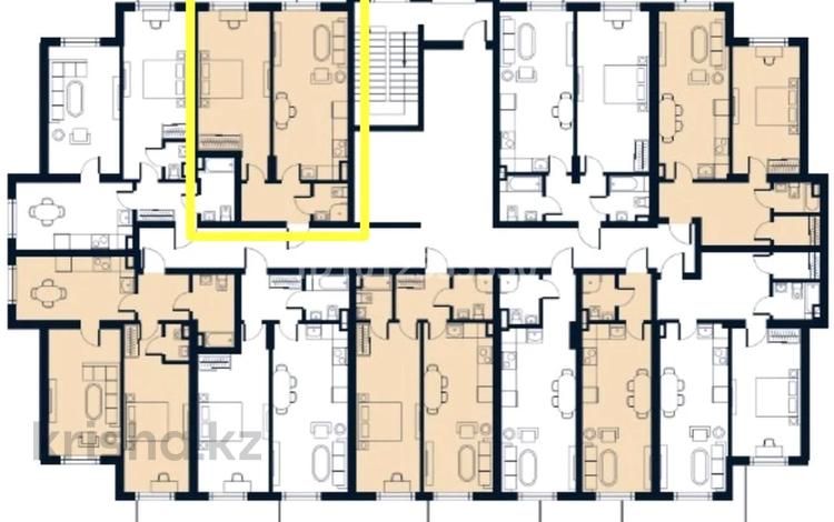 2-бөлмелі пәтер · 57 м² · 4/10 қабат, ул. Нурмакова 148, бағасы: 54.5 млн ₸ в Алматы, Алмалинский р-н — фото 5