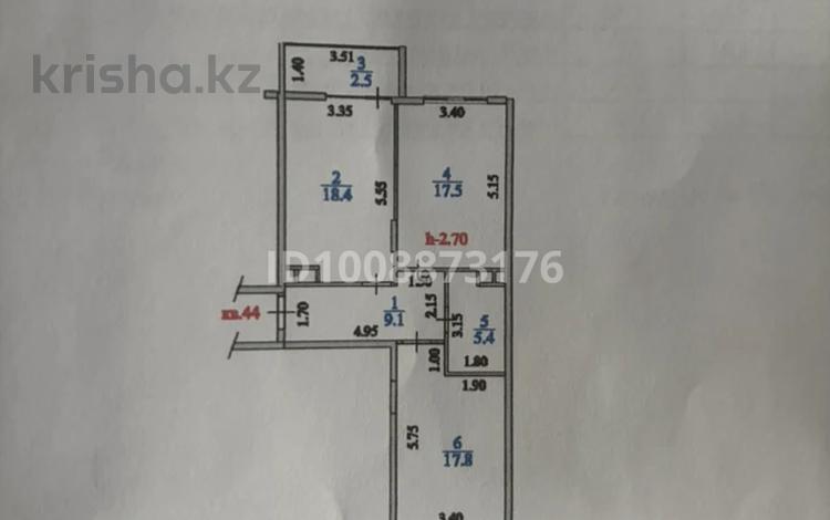 2-комнатная квартира · 70.8 м² · 7/10 этаж, мкр Шугыла 340/36 за 35 млн ₸ в Алматы, Наурызбайский р-н — фото 9