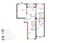 4-комнатная квартира · 123.77 м², Сагадат Нурмагамбетов 16 — АКЦИЯ за ~ 79.1 млн ₸ в Астане, Сарайшык р-н