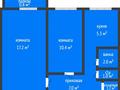 2-бөлмелі пәтер · 45 м² · 4/5 қабат, ул. Спортивная 8, бағасы: 18 млн ₸ в Костанае — фото 2