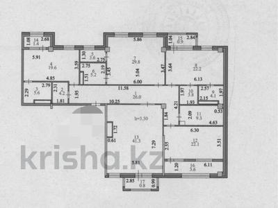 4-комнатная квартира · 205 м² · 4/7 этаж, Акмешит 19/1 за ~ 132 млн 〒 в Астане, Есильский р-н