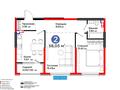 2-комнатная квартира · 58.05 м² · 4/6 этаж, Тараз 8/1 за 47.5 млн ₸ в Алматы, Турксибский р-н — фото 34
