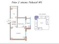 1-комнатная квартира · 35 м² · 3/9 этаж, Е-364 1 — Топ локация за ~ 10 млн ₸ в Астане, Есильский р-н
