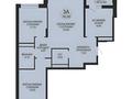 3-бөлмелі пәтер · 76.5 м² · 2/9 қабат, Ахмет Байтурсынулы 10/3 — БЕЗ КОМИССИИ, бағасы: ~ 46 млн ₸ в Астане, Сарайшык р-н