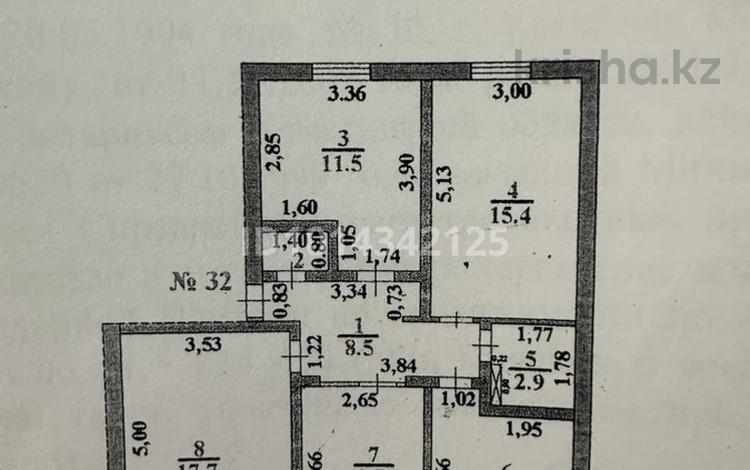 4-комнатная квартира · 77 м² · 1/5 этаж, улица Карасай батыра 60 — Толе Би - Макашева за 200 000 ₸ в Каскелене — фото 2