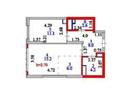 2-бөлмелі пәтер · 47.1 м² · 21/25 қабат, Тауелсиздик 25 — Шарля де Голля, бағасы: 27.5 млн ₸ в Астане, Алматы р-н — фото 9